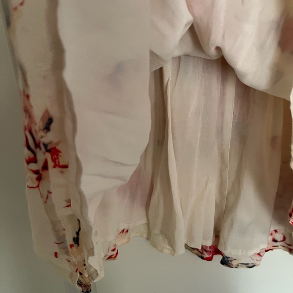 KIMCHI BLUE Strapless Floral Dress Size S Bohemian - Picture 4 of 8